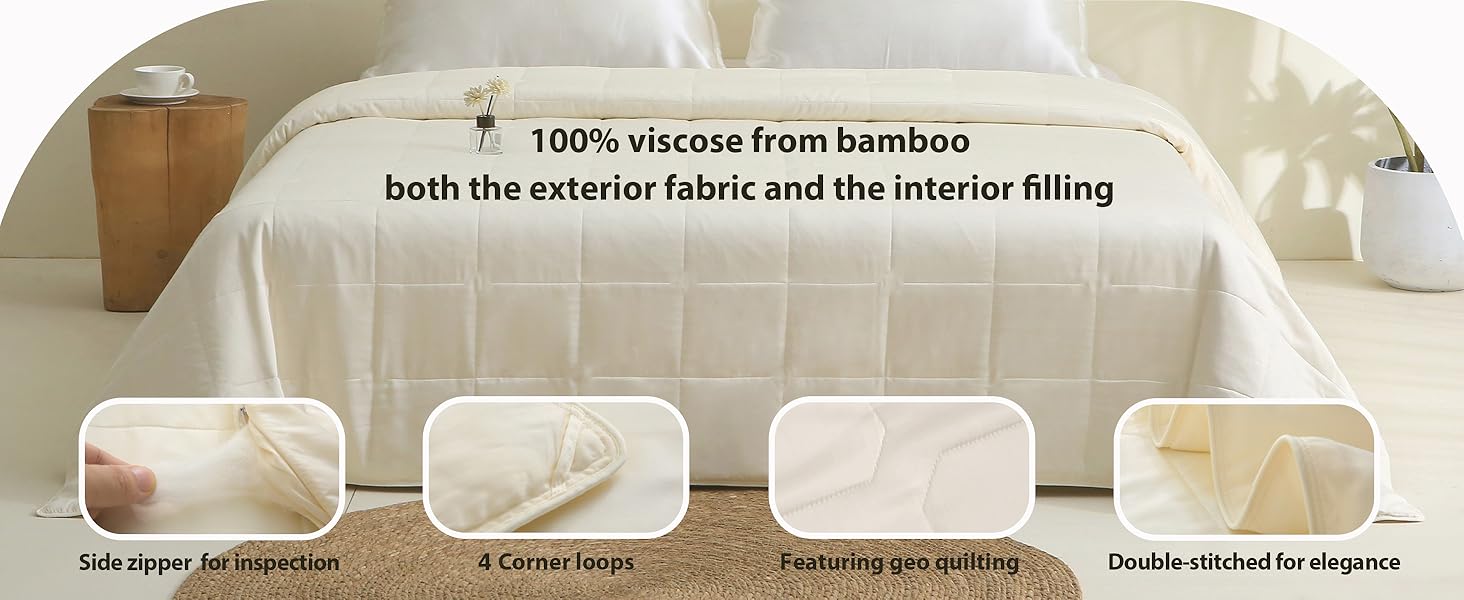 EP Mode Lightweight Quilt Blanket for Summer, Breathable- Ivory, Twin, Natural Fiber Choice 2d2fd4bb 369f 424e 9fea 1205dd96d9ae. CR0,0,2928,1200 PT0 SX1464 V1