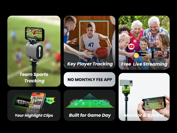 新品未開封　XbotGo 2 Chameleon Lava Graphite XbotGo Chameleon | The Best AI Tracking Sports Cameraman