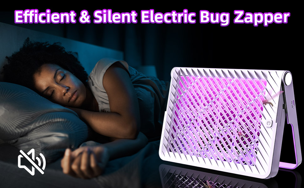 Electric Bug Zapper Indoor Outdoor,Foldable Mosquito Zapper Portable Mosquito