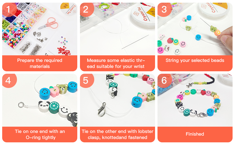 perline per braccialetti bambini