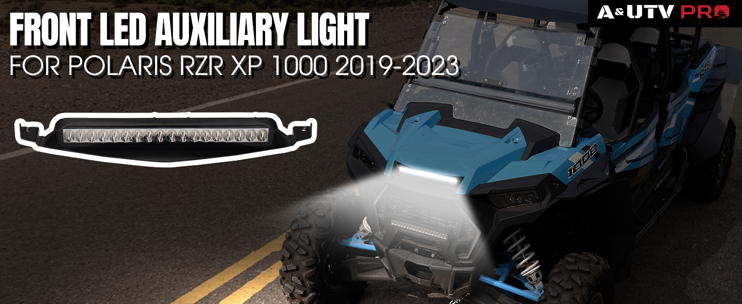 led hood scoop light polaris rzr xp 1000 auxiliary accent daytime running light accessories