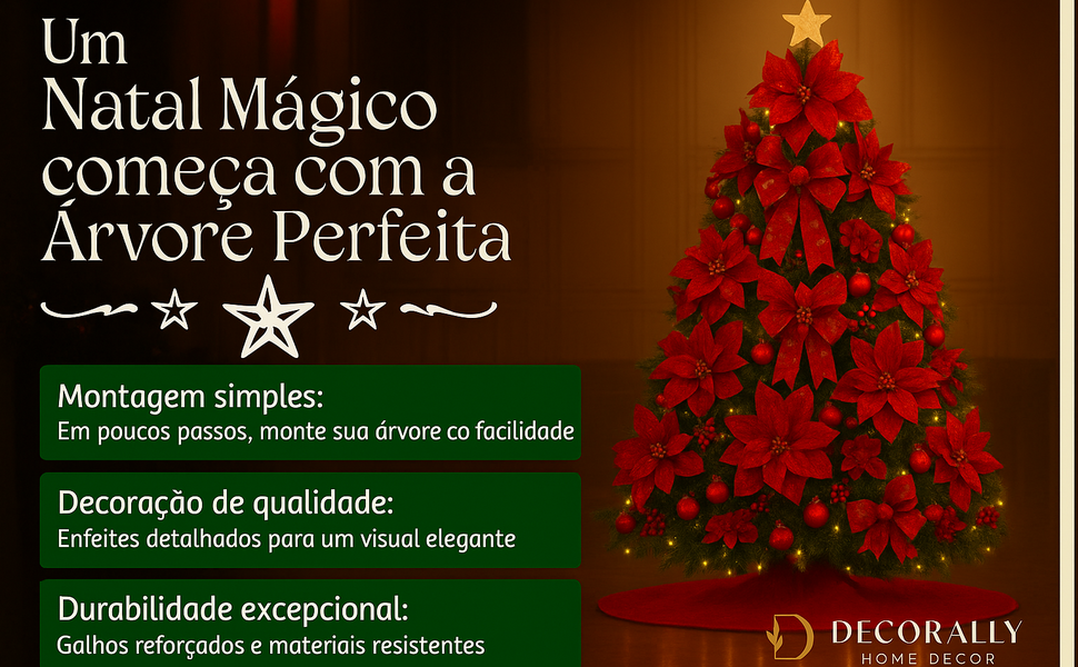 características da árvore de natal