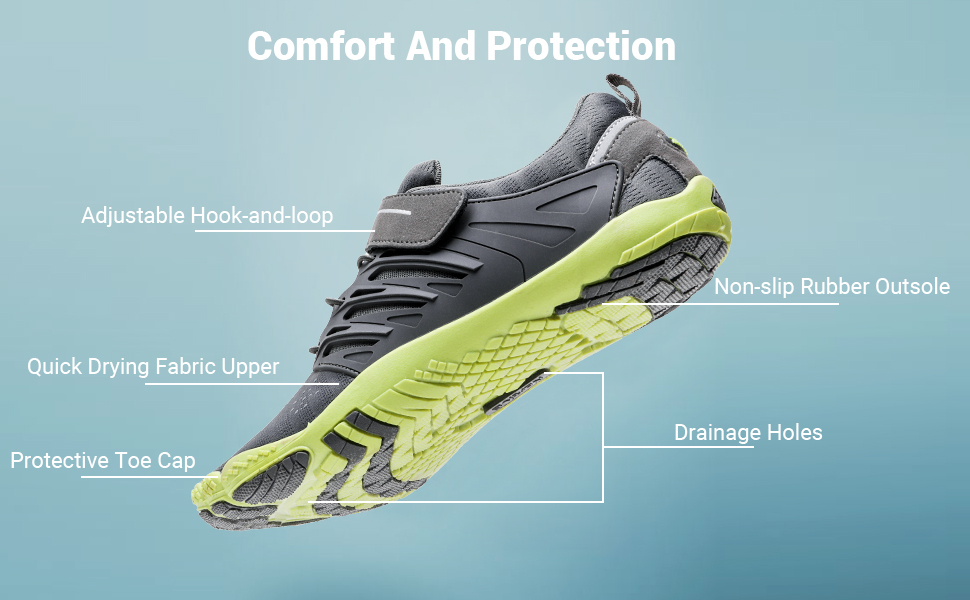 NORTIV 8 Barefoot Water Shoes for Men Women Quick Dry Lightweight