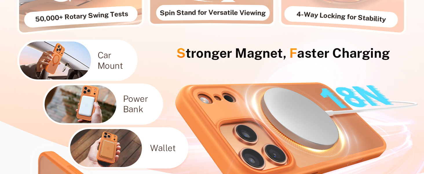 support wireless charging fit for magsafe