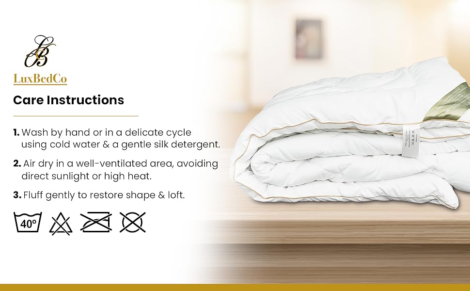 Keep warm during the colder months with our thick duvet.