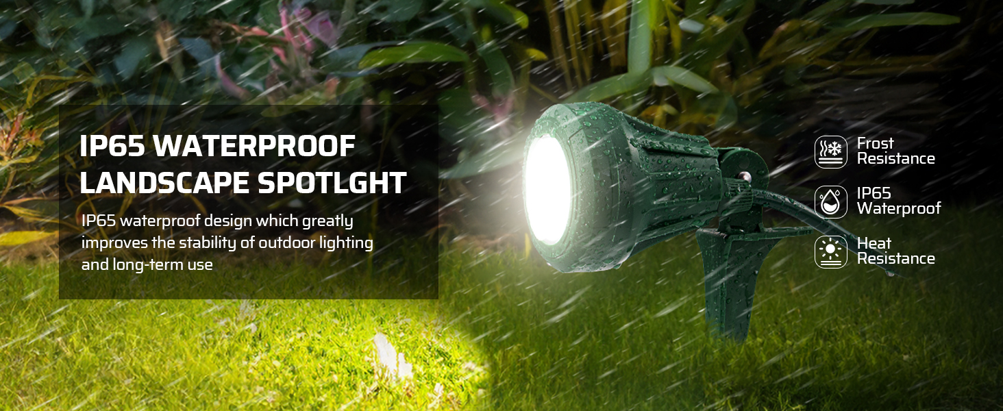 waterproof led outdoor spotlight
