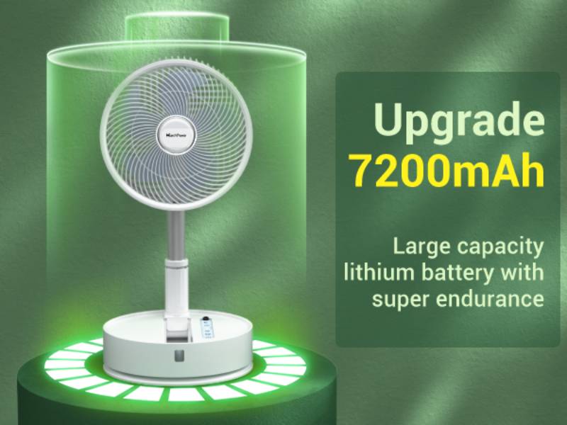 Marchpower Oscillating Fan Standing with Remote Control Timer 10