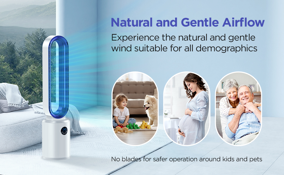 bladeless fan for bedroom