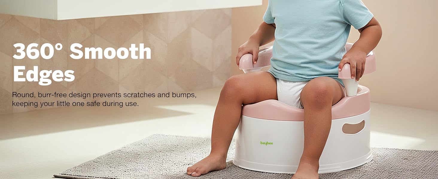 Baby Toilet Training Seat Chair with Anti-Slip Armrest