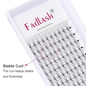 premade fans eyelash extensions