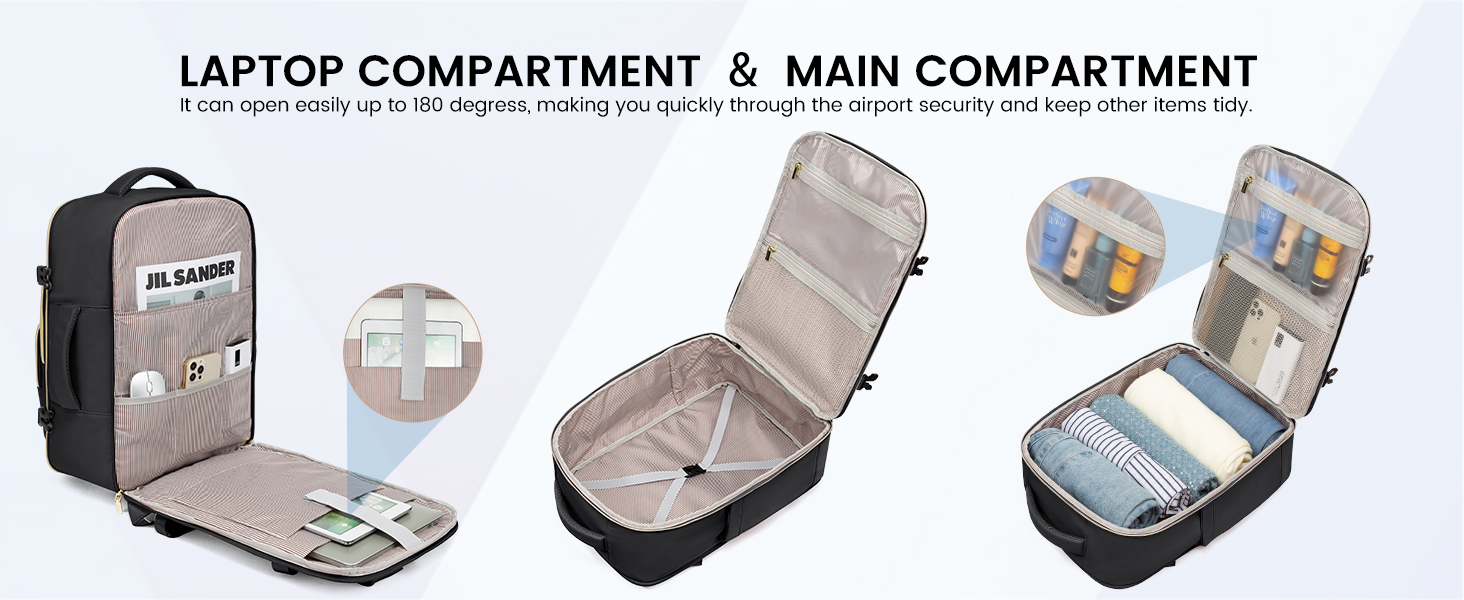 LOVEVOOK Large Travel Backpack for Women, Carry On Backpack