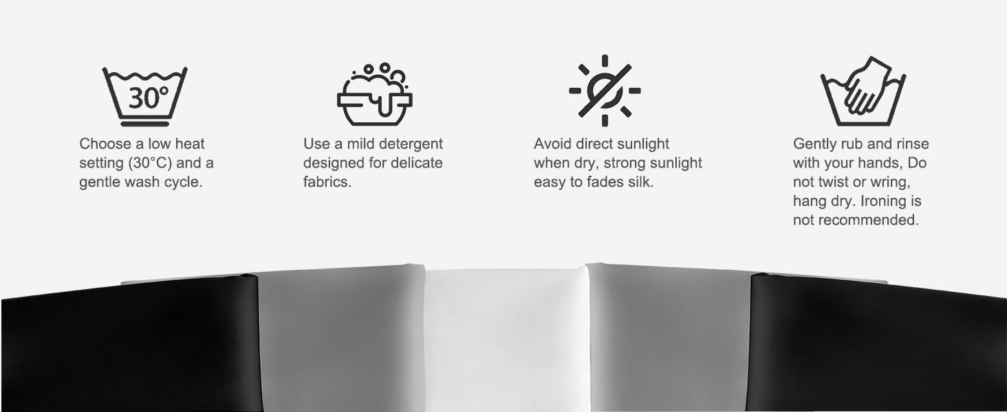 100 Mulberry Silk Pillowcase for Hair and Skin, Dafinner