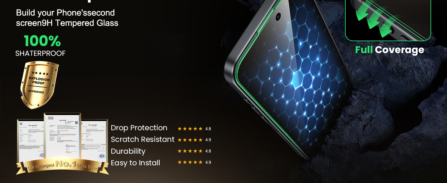 WSKEN for iPhone 13 Privacy Screen Protector [Auto Dust