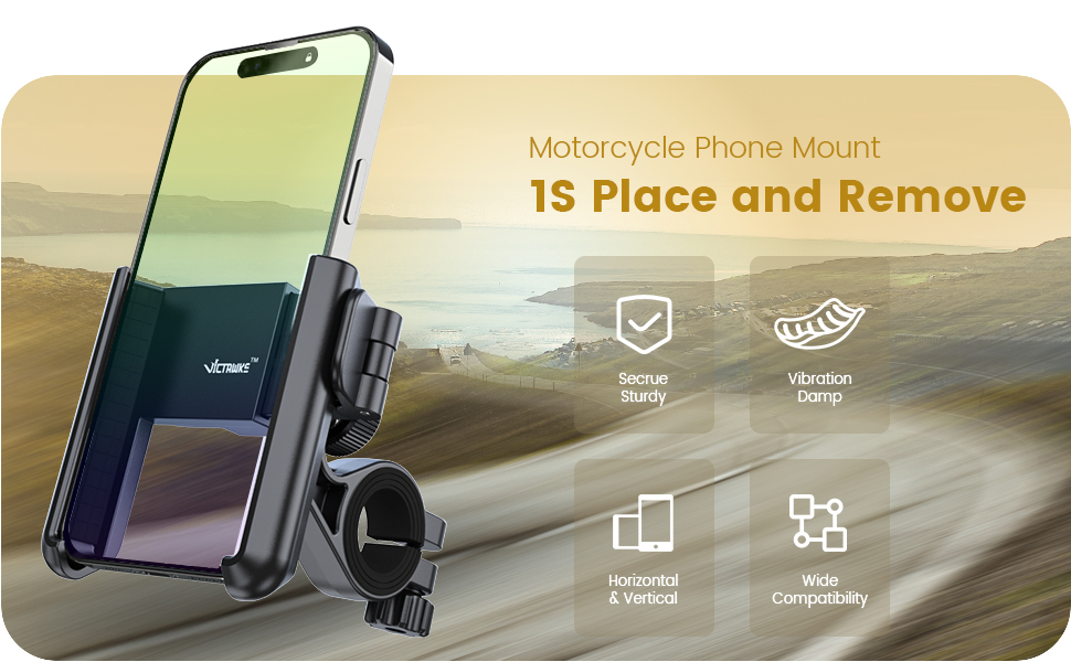 motorcycle phone mount
