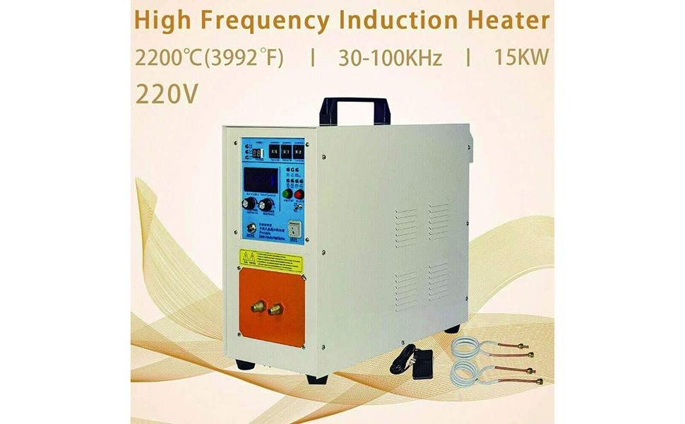 15KW 30100KHz High Frequency Induction Heater Furnace 2200 ℃ (3992
