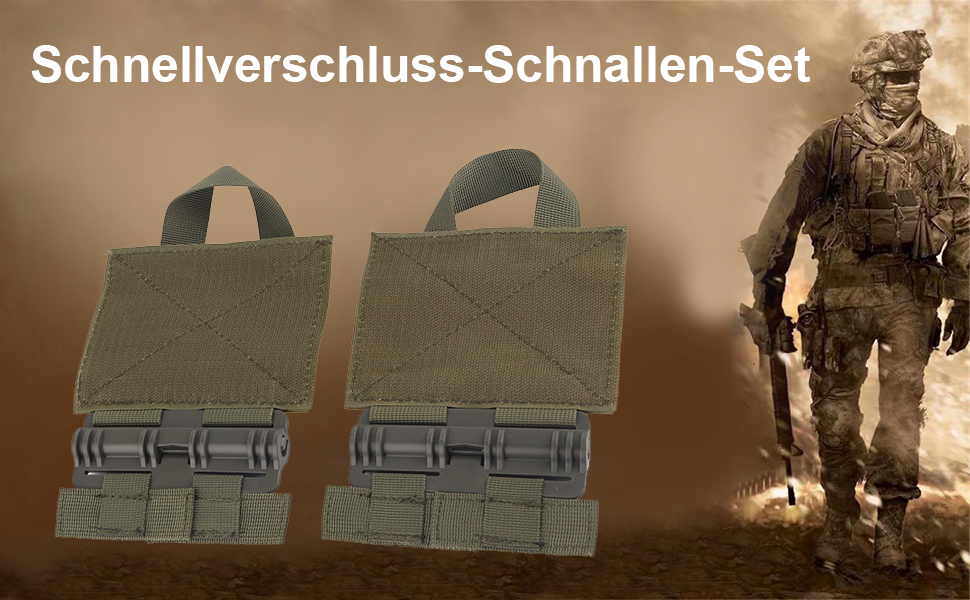 Schnellverschluss-Schnallen-Set