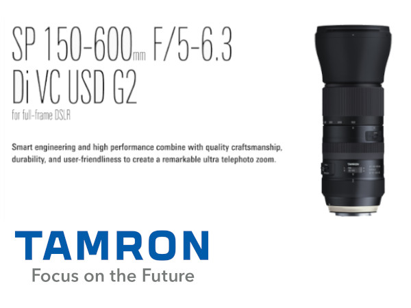 TAMRON、SP、150−600mm、Ｆ−５−6.3、 Di、VC、USDＧ2 150-600mm F5-6.3 Di VC G2 Lens for Canon & Nikon Mounts