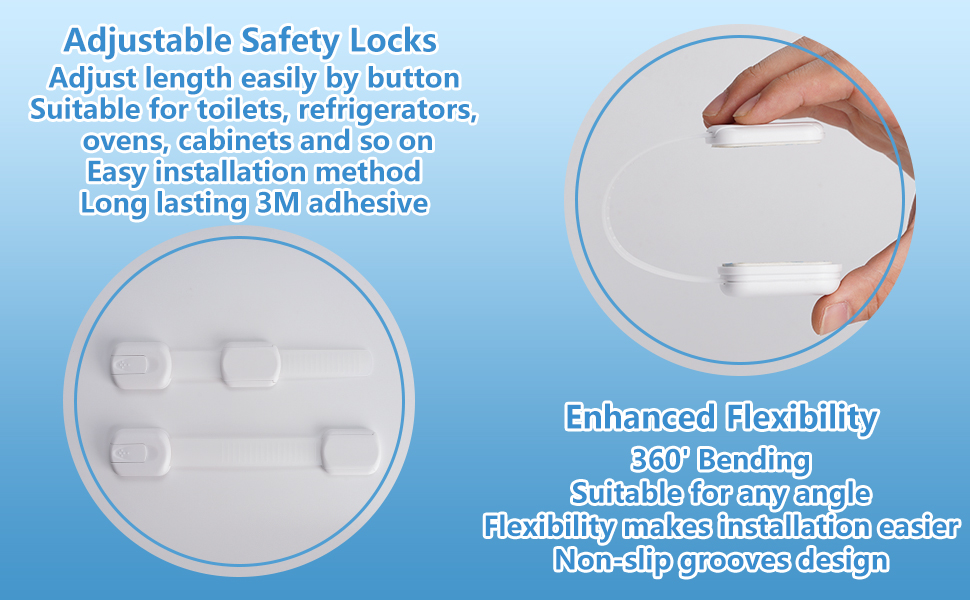 Baby Proofing Locks 8Locks+2Keys