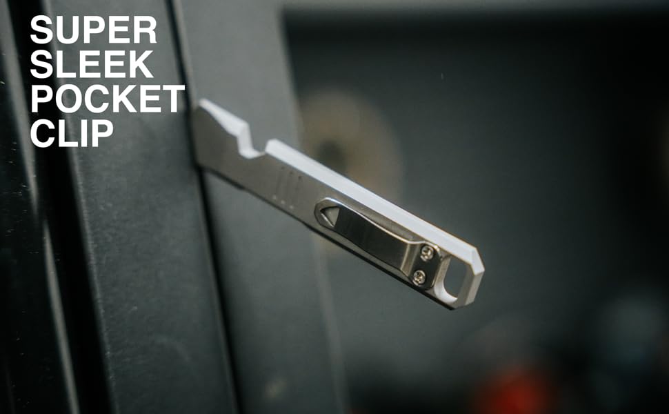 EDC Pry Bar, Keychain Tool, Key Multitool, EDC Tools, Pocket Titanium