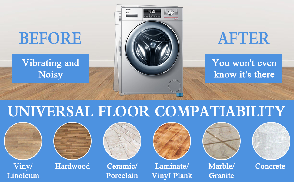 Anti Vibration Pads, washing machine support foot pads, Washer and