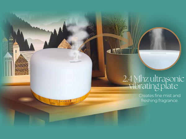 ARomanticシリーズ Amazon.com: Mystic Romance Essential Oil Diffuser, 300ml