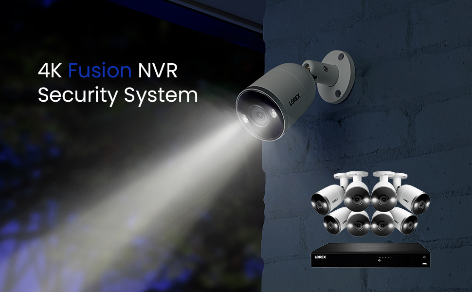 4K Security System, Security Camera, monitoring 