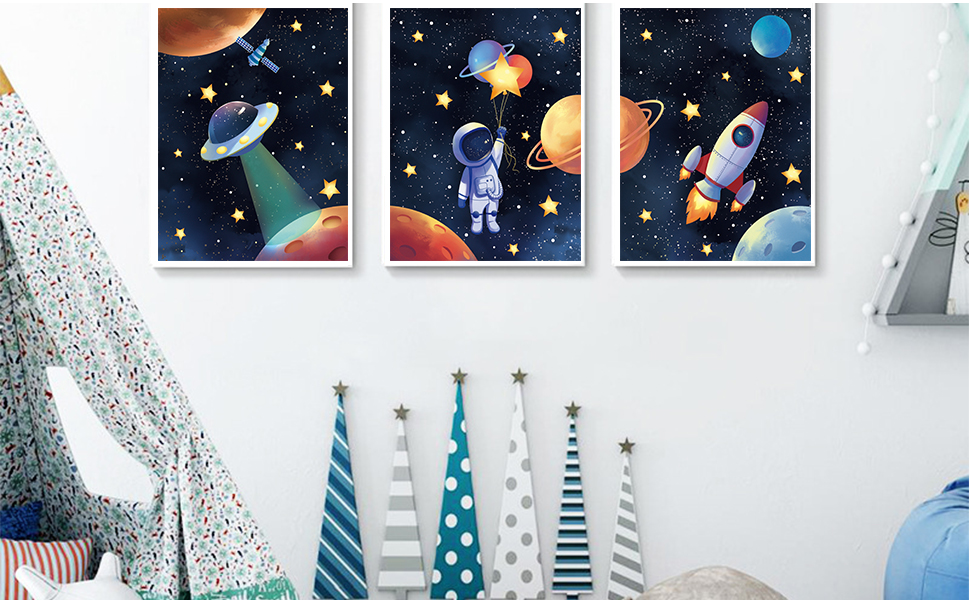 Weltall Kinderzimmer Bilder