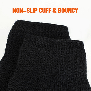 Non-slip cuff and bouncy