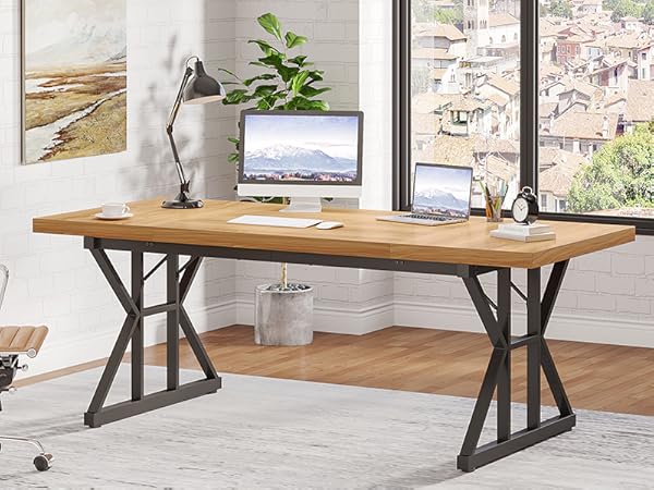 事務机・学習机 TIGHTS STUDY DESK - Landscape Products Wooden Study Desk Set – TGEG Children