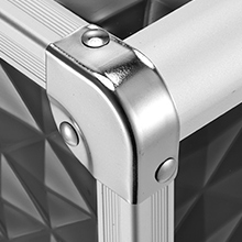 makeup box with mirror