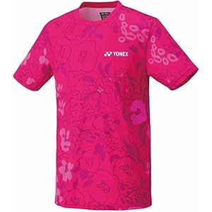 Amazon.co.jp: [ヨネックス] 半袖シャツ Tシャツ クリアーレッド