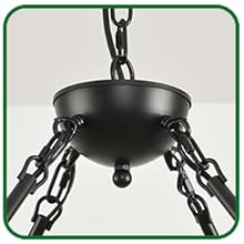 black wagon wheel chandelier light fixtures ceiling hanging Matte black finish