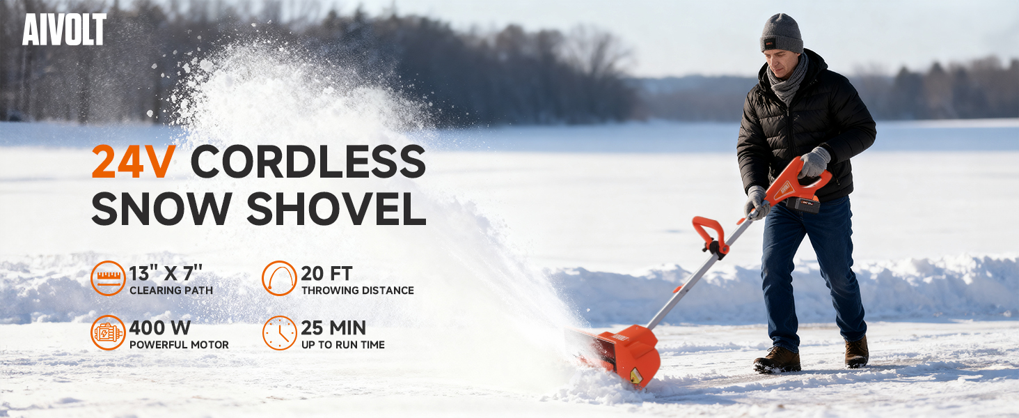 cordless snow shovel