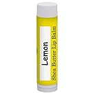 Lemon Lip Balm - All Natural Beeswax Shea Butter Lip Balm - Chapstick made with Lemon Essential Oil