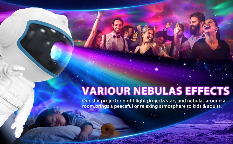 Star Projector, Galaxy Projector for Bedroom, Galaxy Night Light