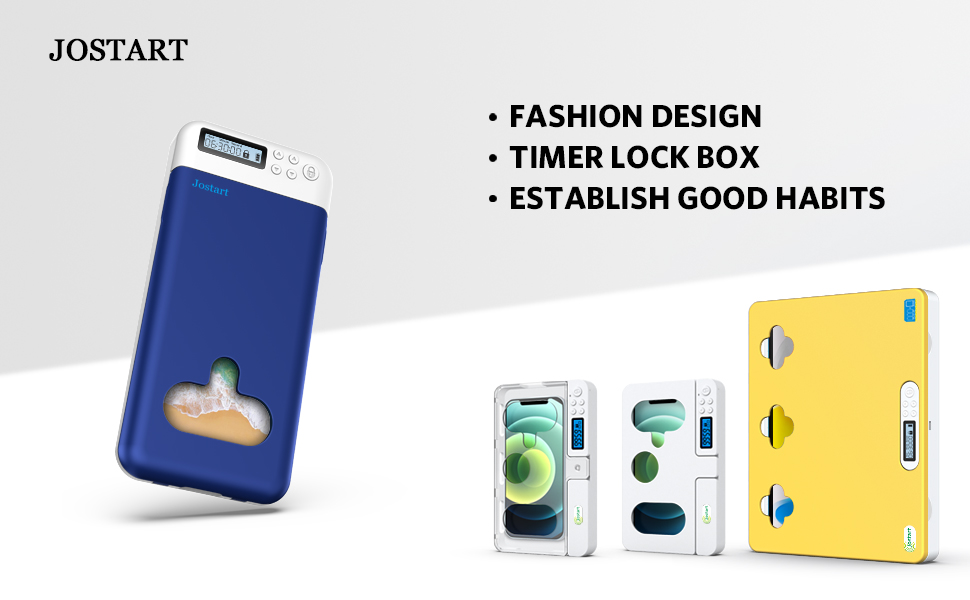 Jostart Cell Phone Lock Box with Timer, Phone Jail Lock Box