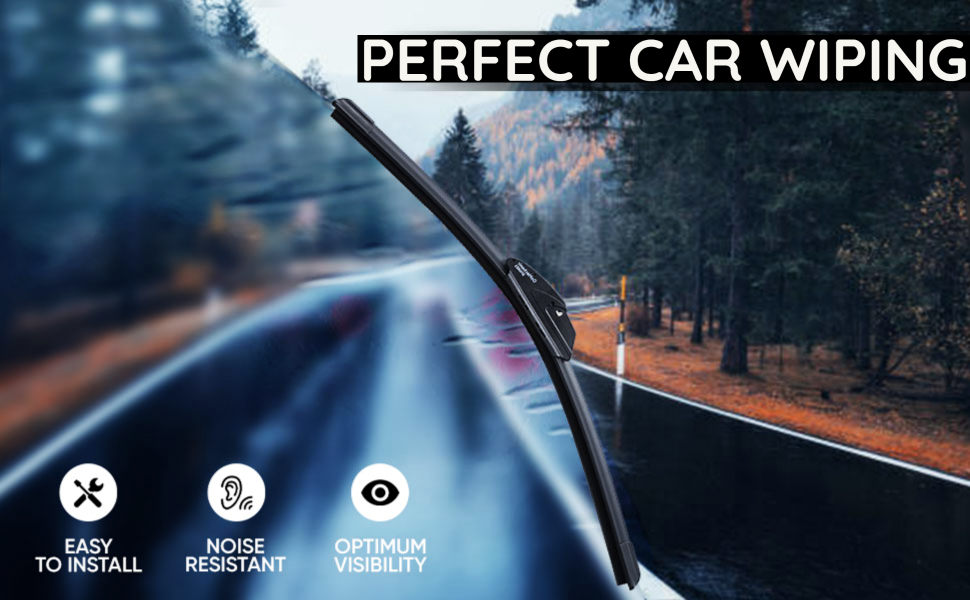 ROYALTECH Windshield Car Wiper Blades Compatibility with Hyundai Eon