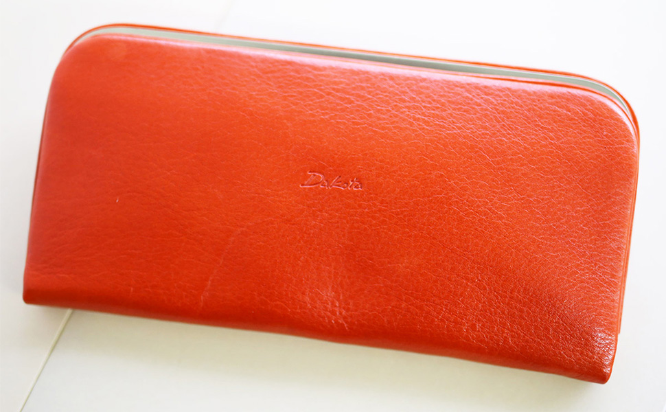 希少 ダコタ がま口 長財布 ツートンカラー バイカラー ゴールド金具　レザー 希少 ダコタ がま口 長財布 ツートンカラー バイカラー ゴールド