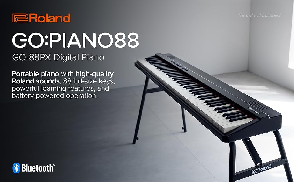Amazon.com: Roland GO:PIANO88PX | Entry-Level Portable 88-Note
