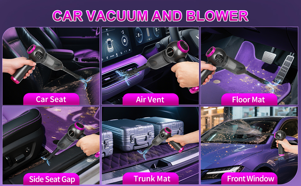 A Powerful Car Vacuum and Air Blower for Car Detailing