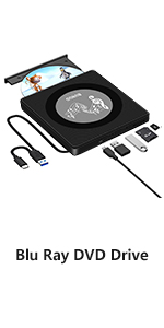 external bluray dvd drive burner player