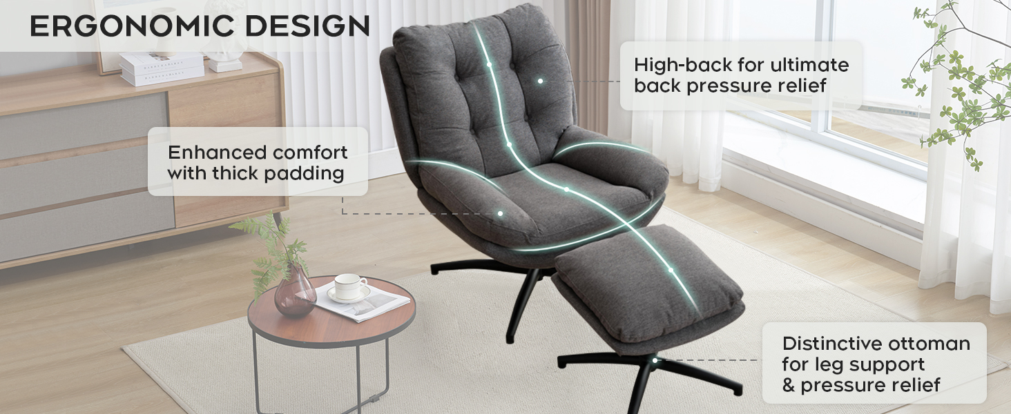 luxury living room reading chair