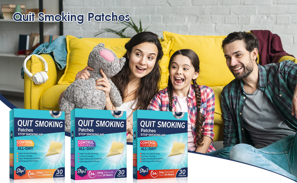 Quit Smoking Patches Steps 1 Through 3 to Quit Smoking, Stop Smoking