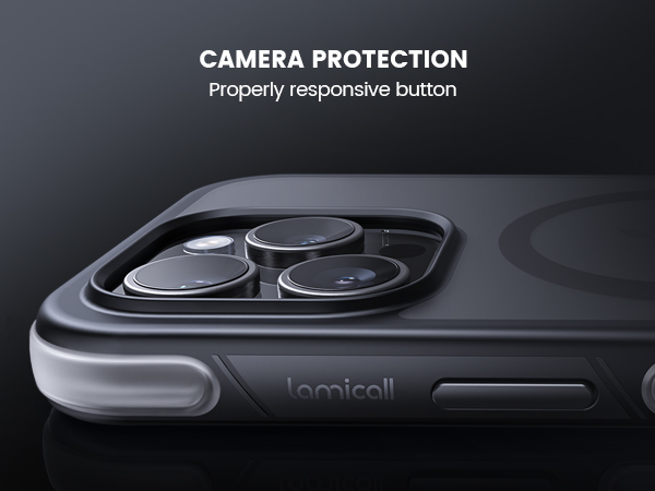 Lamicall for iPhone 15 Pro Case for Magsafe - 18 FT Mil