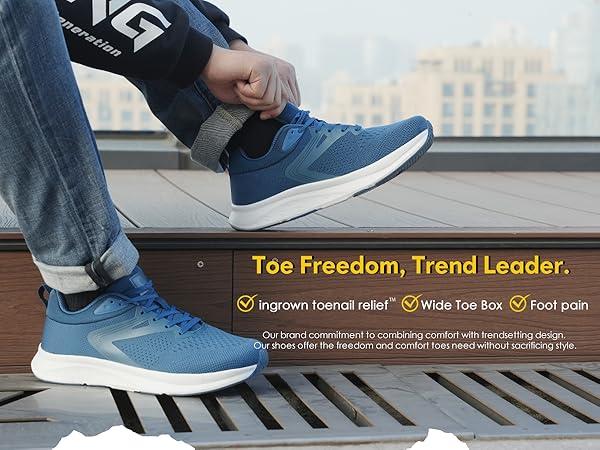 Amazon.com | Ortho+rest Men Wide Toe Box Sneakers Pain