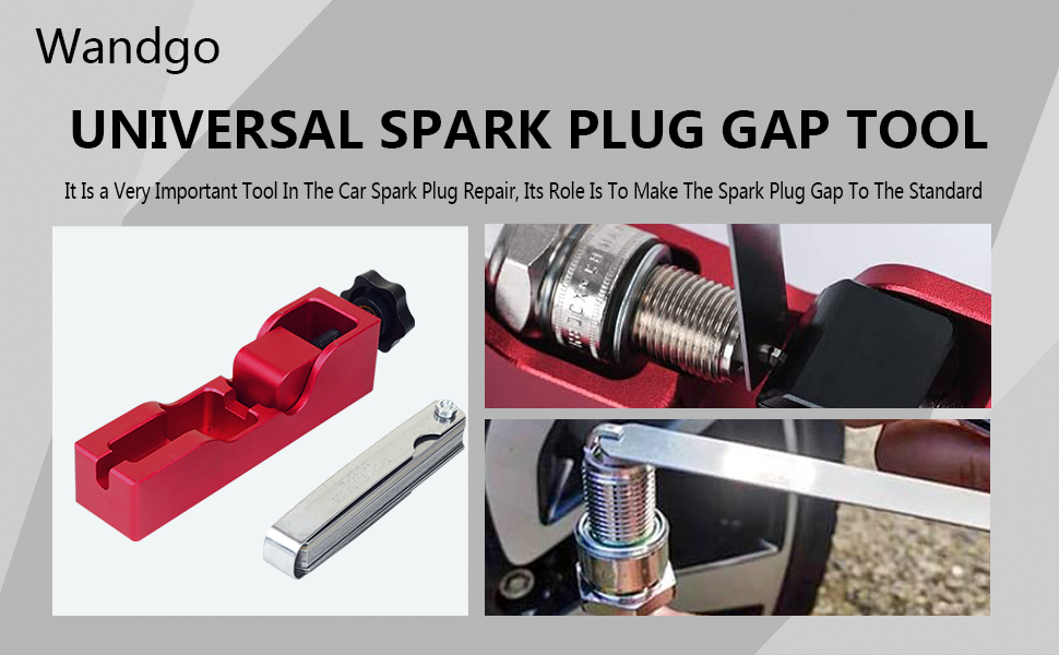Wondgo Universal Spark Plug Gap Tool ，Spark Plugs Gapper