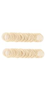 Small Light Blonde Hair Elastics