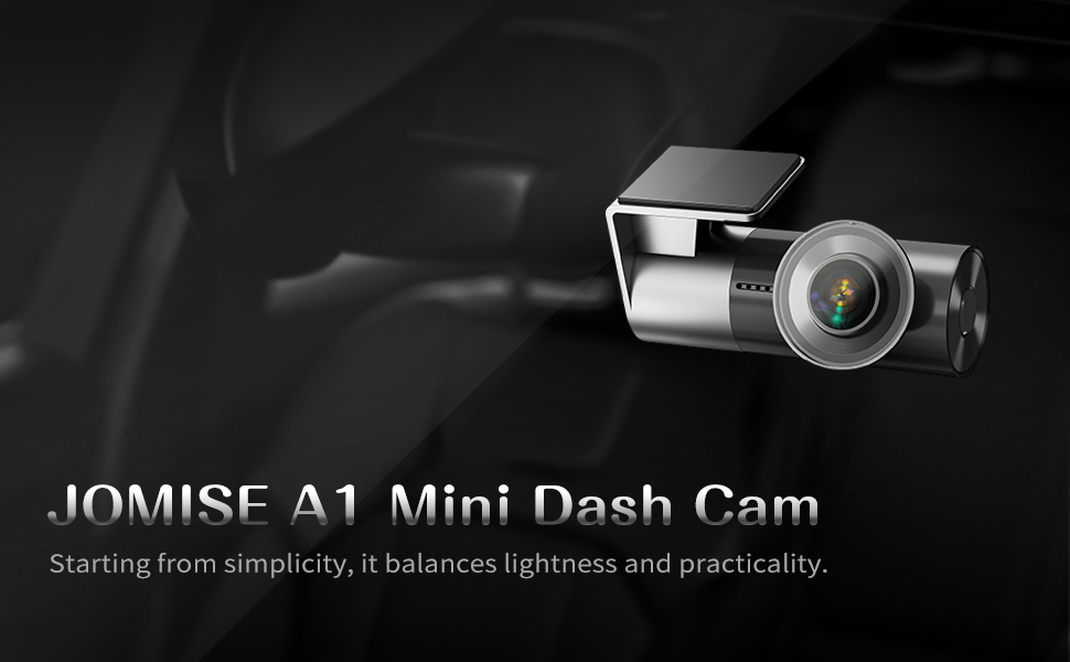 Dash Cam Mini Camera, APP Control with WiFi, Quick Easy Installation