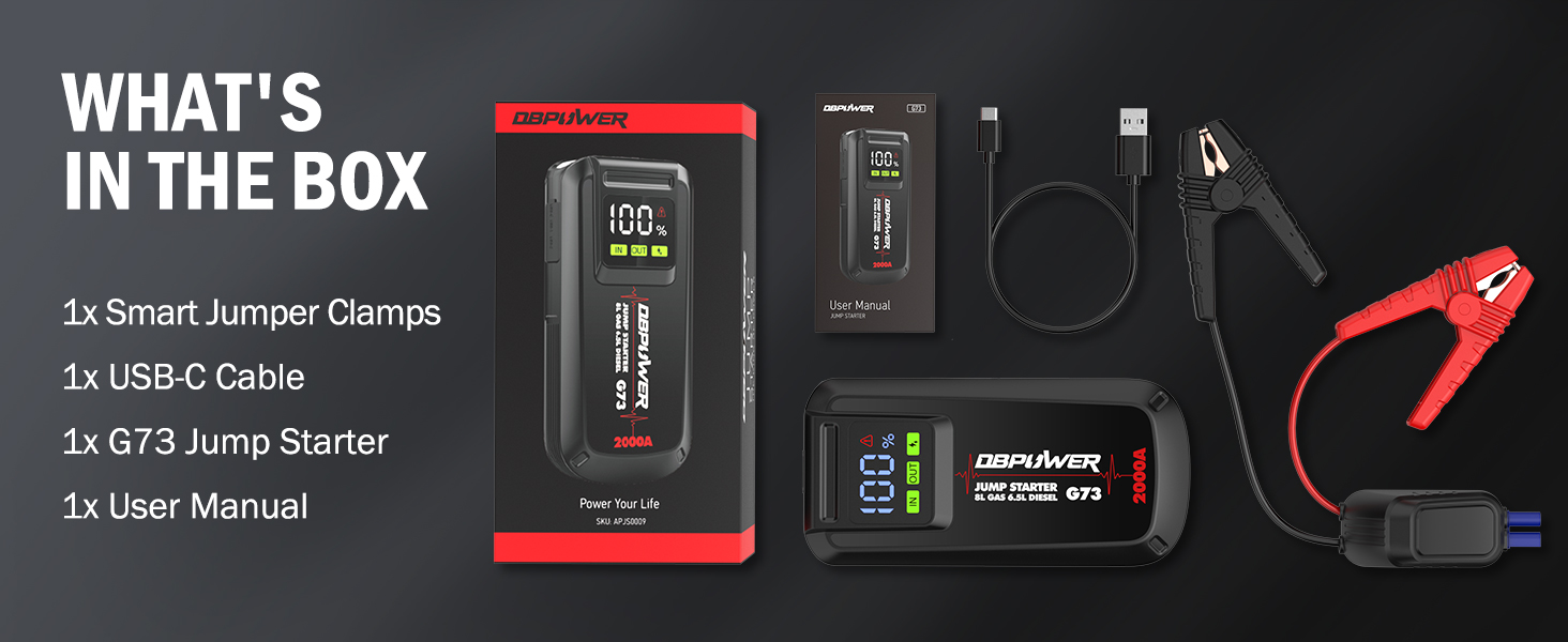 G73 Car Jump Starter A+ 9