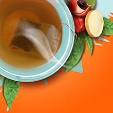 Tazo Energize with a cup of tea